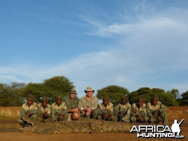 Croc hunt with Wintershoek Johnny Vivier Safaris