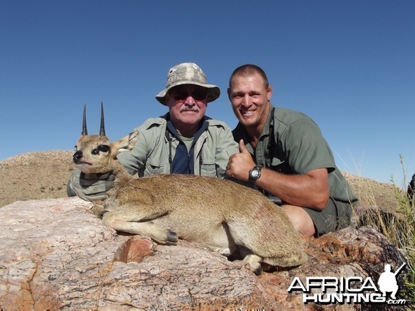 Klipspringer hunt with Wintershoek Johnny Vivier Safaris