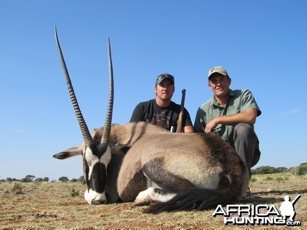 Gemsbok hunt with Wintershoek Johnny Vivier Safaris