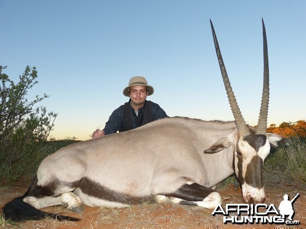 Gemsbok hunt with Wintershoek Johnny Vivier Safaris