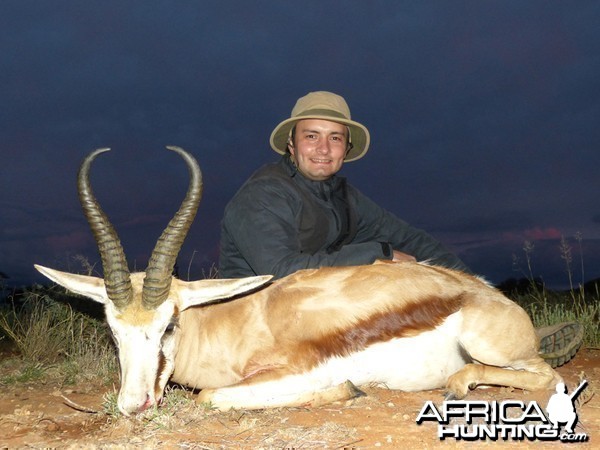 Springbok hunt with Wintershoek Johnny Vivier Safaris