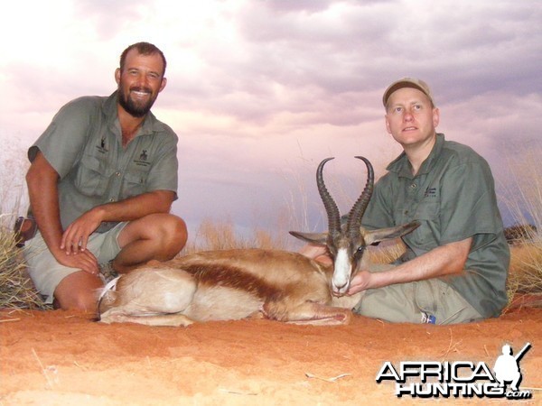 Copper Springbok hunt with Wintershoek Johnny Vivier Safaris