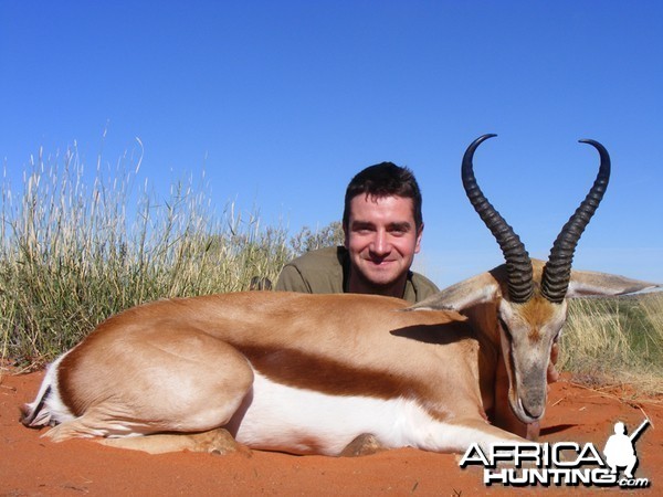 Springbok hunt with Wintershoek Johnny Vivier Safaris