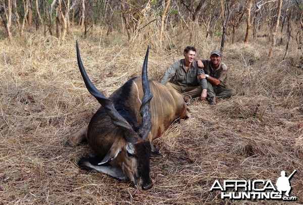 Lord Derby Eland hunt Central African Republic