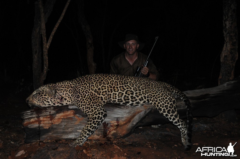 Leopard hunt with CAWA in CAR