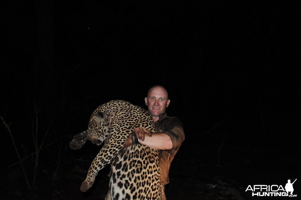 Leopard hunt with CAWA in CAR