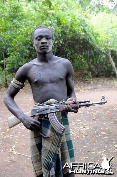 Armed Ethiopian