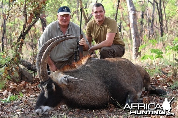 Roan Antelope hunt with CAWA in CAR