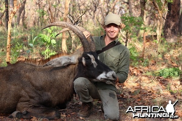 Roan Antelope hunt with CAWA in CAR