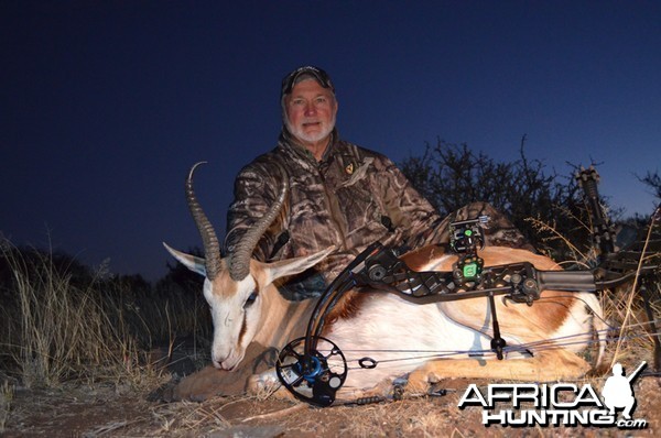 Springbok hunt with Wintershoek Johnny Vivier Safaris