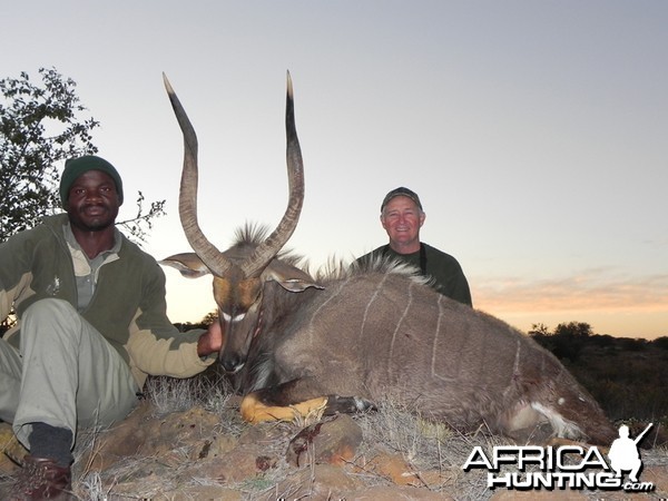 Nyala hunt with Wintershoek Johnny Vivier Safaris