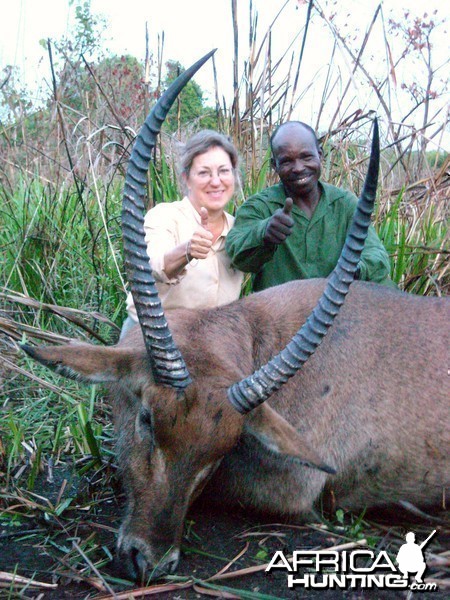 Hunting Waterbuck in CAR