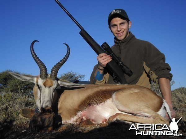 Springbok hunt with Wintershoek Johnny Vivier Safaris