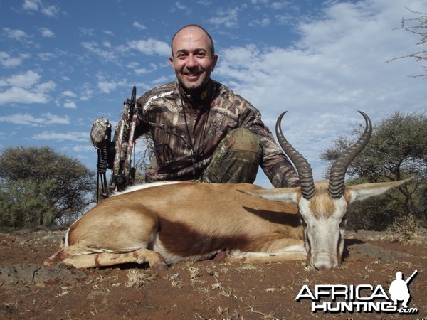 Springbok hunt with Wintershoek Johnny Vivier Safaris