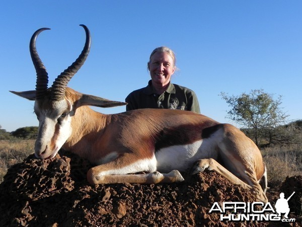 Springbok hunt with Wintershoek Johnny Vivier Safaris