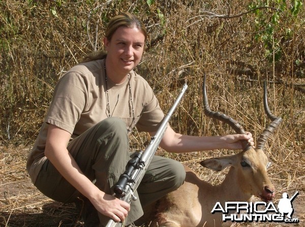 Stacey's first African trophy