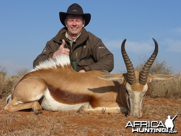 Springbok hunt with Wintershoek Johnny Vivier Safaris
