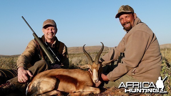 Springbok hunt with Wintershoek Johnny Vivier Safaris