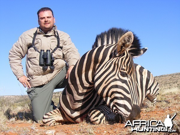 Zebra hunt with Wintershoek Johnny Vivier Safaris