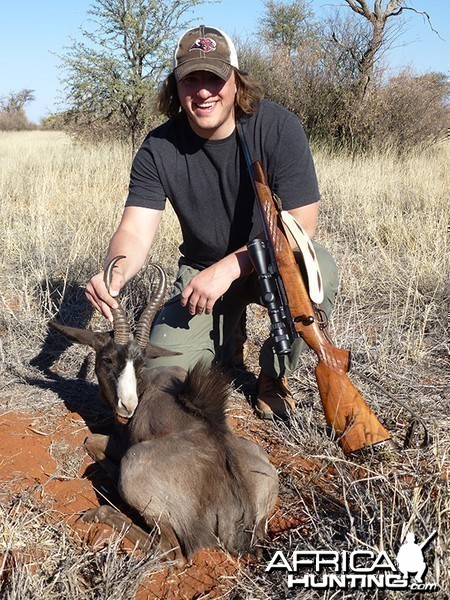 Black Springbok hunt with Wintershoek Johnny Vivier Safaris