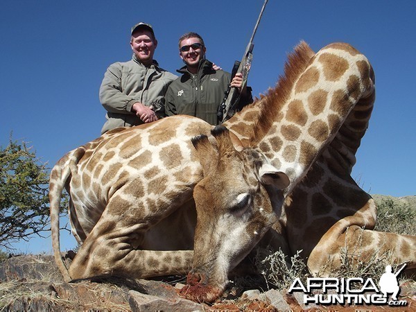 Giraffe hunt with Wintershoek Johnny Vivier Safaris