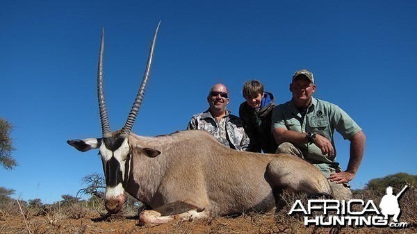 Gemsbok hunt with Wintershoek Johnny Vivier Safaris