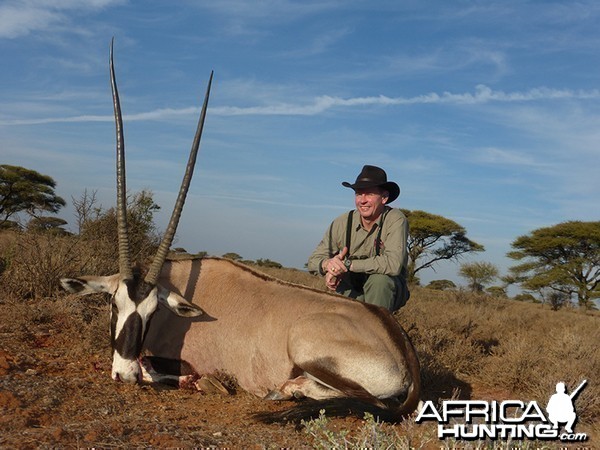 Gemsbok hunt with Wintershoek Johnny Vivier Safaris