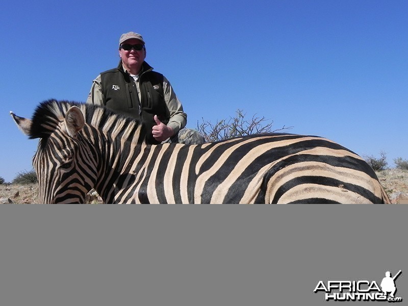 Zebra hunt with Wintershoek Johnny Vivier Safaris