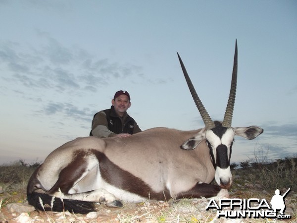 Gemsbok hunt with Wintershoek Johnny Vivier Safaris