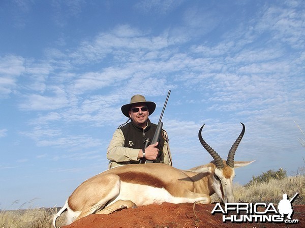 Springbok hunt with Wintershoek Johnny Vivier Safaris