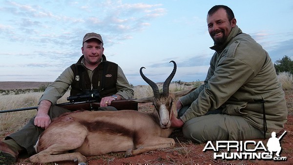 Copper Springbok hunt with Wintershoek Johnny Vivier Safaris