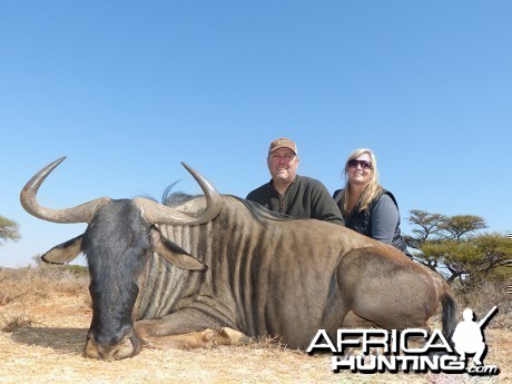 Blue Wildebeest hunt with Wintershoek Johnny Vivier Safaris