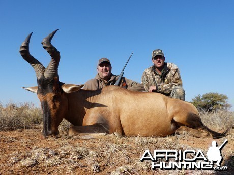 Red Hartebeest hunt with Wintershoek Johnny Vivier Safaris