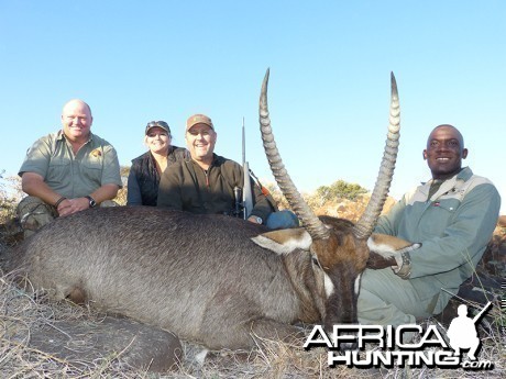 Waterbuck hunt with Wintershoek Johnny Vivier Safaris