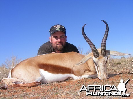 Springbok hunt with Wintershoek Johnny Vivier Safaris