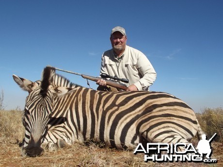 Zebra hunt with Wintershoek Johnny Vivier Safaris