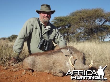 Warthog hunt with Wintershoek Johnny Vivier Safaris