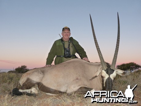 Gemsbok hunt with Wintershoek Johnny Vivier Safaris