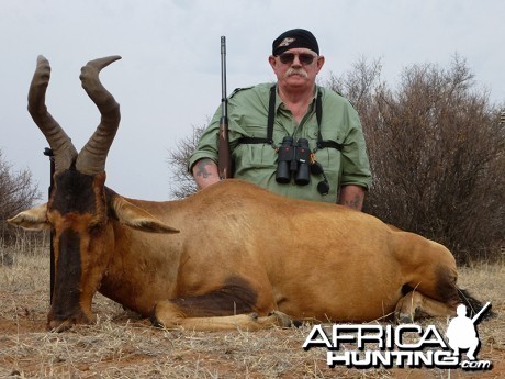 Red Hartebeest hunt with Wintershoek Johnny Vivier Safaris