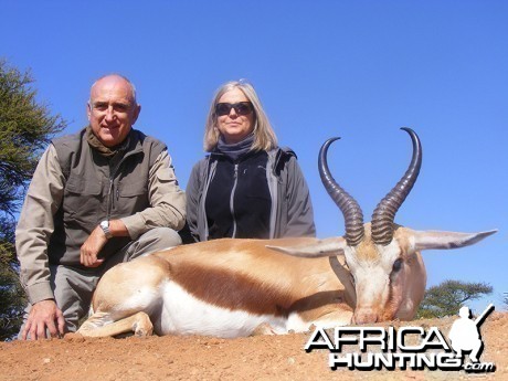 Springbok hunt with Wintershoek Johnny Vivier Safaris