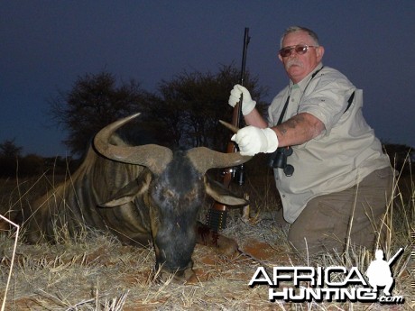 Blue Wildebeest hunt with Wintershoek Johnny Vivier Safaris