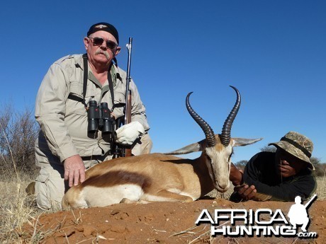 Springbok hunt with Wintershoek Johnny Vivier Safaris