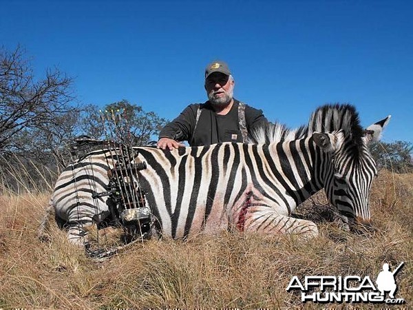 Bowhunting Zebra South Africa