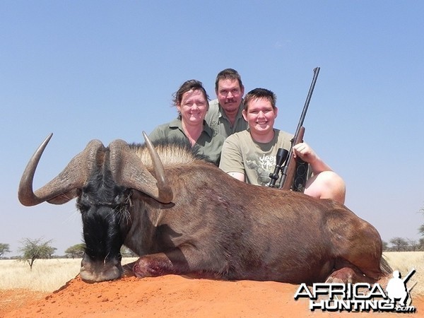 Black Wildebeest hunt with Wintershoek Johnny Vivier Safaris