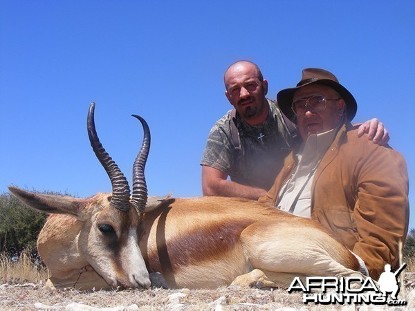 Copper Springbok hunt with Wintershoek Johnny Vivier Safaris