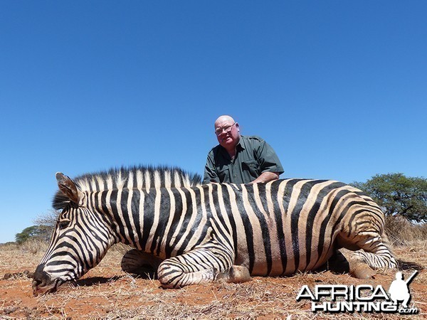 Zebra hunt with Wintershoek Johnny Vivier Safaris