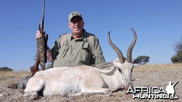 White Springbok hunt with Wintershoek Johnny Vivier Safaris