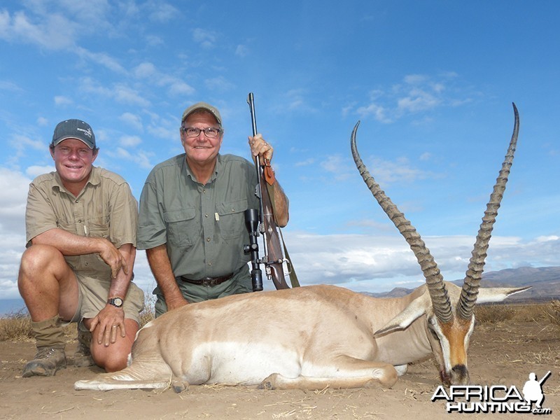 Grants Gazelle hunt with Wintershoek Johnny Vivier Safaris