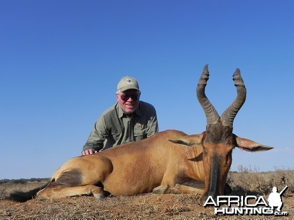 Red Hartebeest hunt with Wintershoek Johnny Vivier Safaris