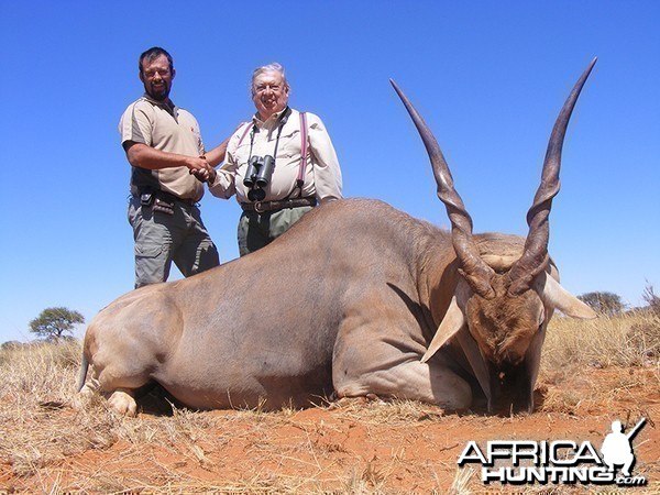 Eland hunt with Wintershoek Johnny Vivier Safaris